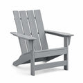Sedia Adirondack in Legno Composito Riciclato Grigio