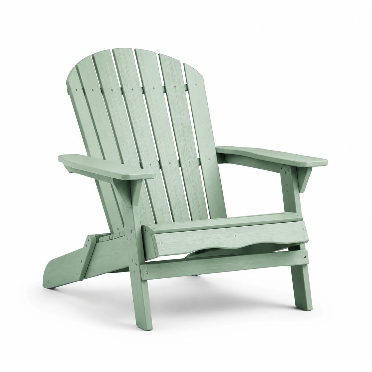 Sedia Adirondack in legno verde menta 90x80x95 cm