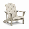 Sedia Adirondack in Legno Beige 90x80x90 cm